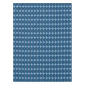 Blauw groen ovaal ontwerp tafelkleed (Voorkant)