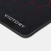 Blauw Groen Rood Gaming Patroon Video Game Liefheb Bureaumat (Hoek)