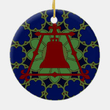 Blauw, groen rood Glas in lood