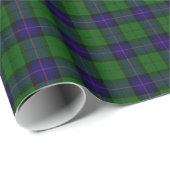 BLAUW GROEN SCOTTISH TARTAN, SAPPHIRE EMERALD-PARE CADEAUPAPIER (Rol Hoek)
