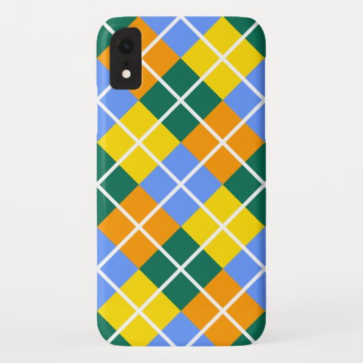 Blauw-groen-Sinaasappel Case-Mate iPhone Case (Achterkant)