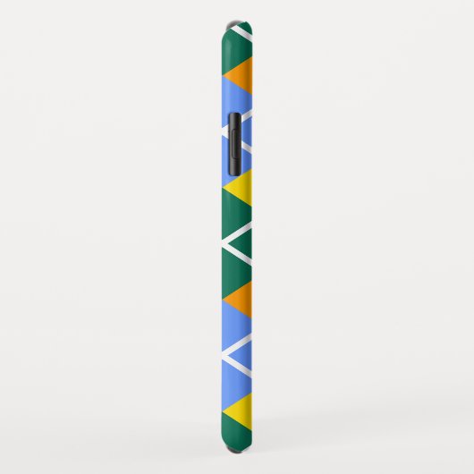 Blauw-groen-Sinaasappel Case-Mate iPhone Case (Achterkant/rechts)