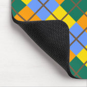 Blauw-groen-Sinaasappel Muismat (Hoek)