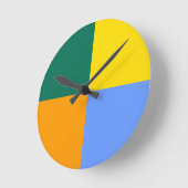 Blauw-groen-Sinaasappel Ronde Klok (Hoek)