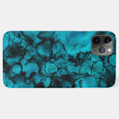 Blauw groen smaragdmarmer met glitter Case-Mate iPhone case (Achterkant (horizontaal))