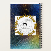 Blauw Groen Stel je voor als Notitieboek (Achterkant)