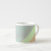 Blauw Groen Strand Kust  Espresso Kop (Voorkant rechts)