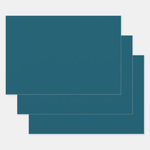Blauw Groen Turquoise Kleur Inpakpapier Vel