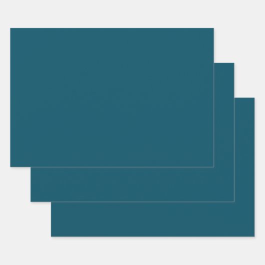 Blauw Groen Turquoise Kleur Inpakpapier Vel (Set)