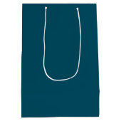 Blauw Groen Turquoise Kleur Medium Cadeauzakje (Achterkant)