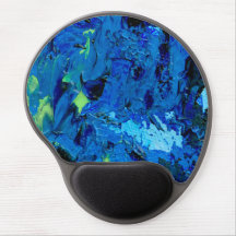 Blauw Groen Turquoise Modern Abstract