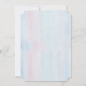 Blauw groen & zachte roze kaart (Achterkant)