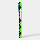 Blauw Groen Zwart Argyle Diamond Design Case-Mate iPhone Case (Achterkant / Links)