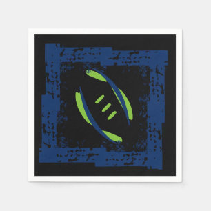 Blauw/Groen/Zwarte luiers Servetten