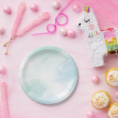 Blauw Groenboek van de Waterverf Borden Papieren Bordje (Feest)