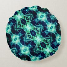 Blauw-groene acrylverhouding, neonspiegelende vorm