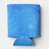 Blauw groene blik of fleskoeler blikjeskoeler (Achterkant)