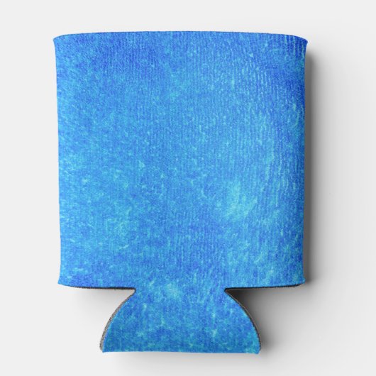 Blauw groene blik of fleskoeler blikjeskoeler (Achterkant)