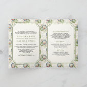 Blauw Groene Bloemige Ivoorkleurige Alles-in-één S (Binnen)