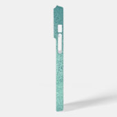 Blauw-groene iriserende achtergrond Case-Mate iPhone case (Achterkant / Links)