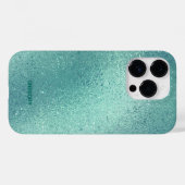 Blauw-groene iriserende achtergrond Case-Mate iPhone case (Achterkant (horizontaal))