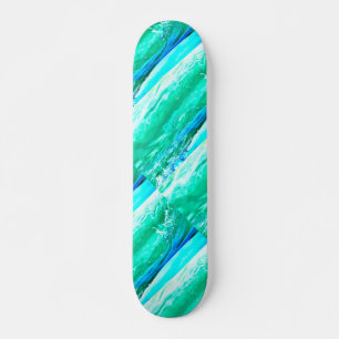 Blauw/groene Maui-golven Thunder_Cove Persoonlijk Skateboard