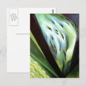 Blauw-groene muziek briefkaart (Voorkant / Achterkant)