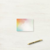 Blauw groene Paarse roze rode gele Abstracte kunst Post-it® Notes (Op bureau)