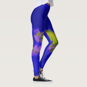 Blauw groene Paarse schildpad Leggings (Rechts)