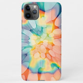 Blauw-groene Paarse Sinaasappel-gele witte tintelk iPhone Hoesje (Achterkant)