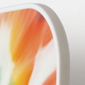 Blauw-groene Paarse Sinaasappel-gele witte tintelk Pickleball Paddle (Links Detail)