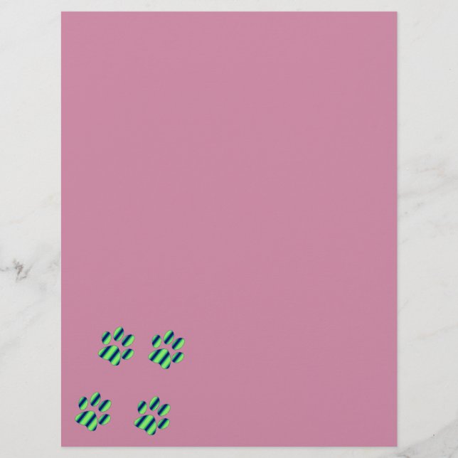 Blauw Groene Pootafdrukken (Voorkant)