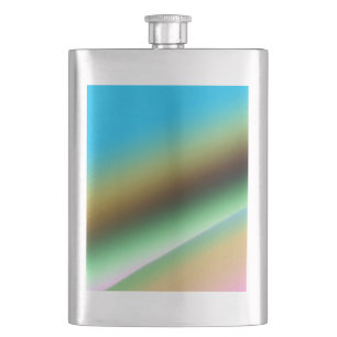 Blauw groene regenboog abstract textuurpatroon kun flacon