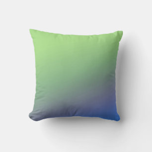 Blauw groene regenboog abstracte textuur patroon k kussen
