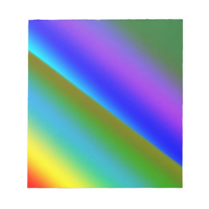 Blauw groene regenboog abstracte textuur patroon k notitieblok