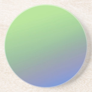 Blauw groene regenboog abstracte textuur patroon k zandsteen onderzetter
