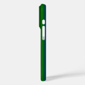 Blauw Groene Regenboog Strepen Case-Mate iPhone Case (Achterkant / Links)