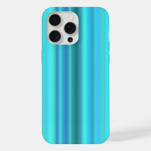 Blauw Groene Regenboog Strepen iPhone 15 Pro Max Case