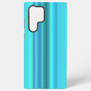 Blauw Groene Regenboog Strepen Samsung Galaxy Hoesje