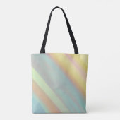 Blauw Groene Strand Kust Initiaal  Tote Bag (Achterkant)