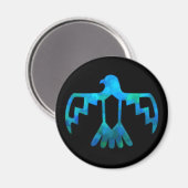 Blauw-Groene Thunderbird Magnet (Voorkant / Achterkant)