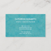 Blauw/groene Waterverf was het Schilderen, 2-zijdi Visitekaartje (Achterkant)