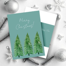 Blauw Groene Winter Vakantie Country Beauty