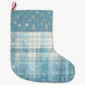 Blauw Grote Kerstsok (Voorkant)