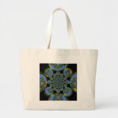 blauw grote tote bag (Voorkant)