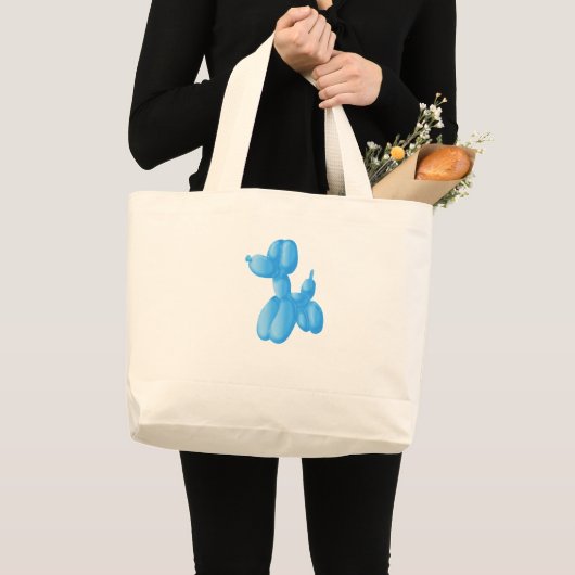 Blauw Grote Tote Bag (Voorkant (product))