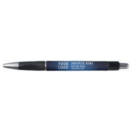 Blauw Grunge Gradiënt Aangepaste Logo Pennen