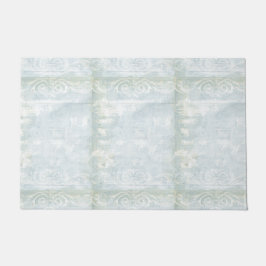 Blauw Grunge Kunst Deurmat