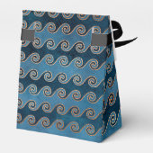 Blauw Grunge Nautical Bedankdoosjes (Achterkant)