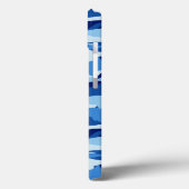 Blauw haaienpatroon Case-Mate iPhone case (Achterkant / Links)